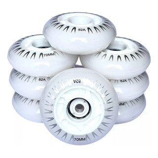 8 Pack De Llantas Para Patínes En Linea Con Luz Led 82a 8 Pack De Llantas Para Patínes En Linea Con Luz Led 82a