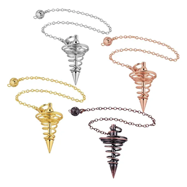 Péndulo De Sanación Punta Espiral Reiki Radiestesia 1 Und