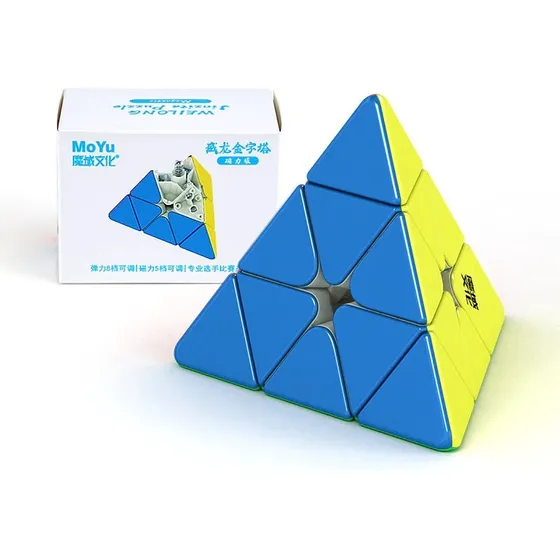 Cubo Mágico Pyraminx Weilong Velocidad Magnético