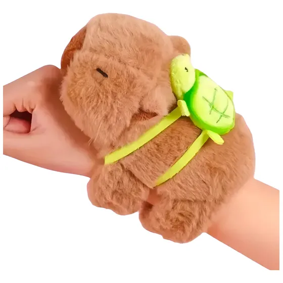 Capibara Peluche Muñequera Con Movimiento Carpincho Pulsera