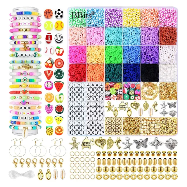 Kit Para Hacer Pulseras Manillas Set Joyeria Niñas 6000 Pzas