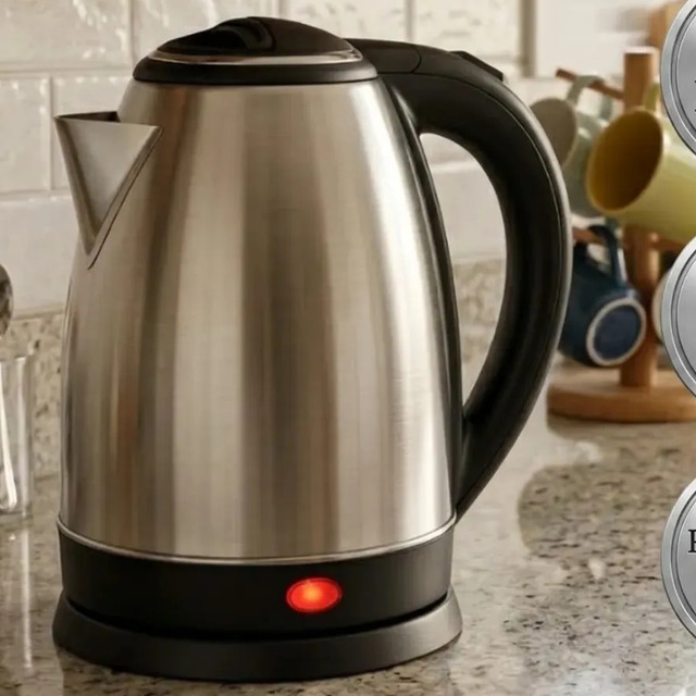 Chaleira Elétrica Inox 2 Litros Jarra Desligamento Automático Aquecimento Rápido Bule Pítia Chaleira Elétrica Inox 2 Litros Jarra Desligamento Automático Aquecimento Rápido Bule Pítia