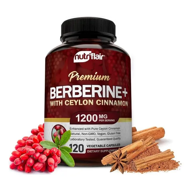 Berberina 1200mg 120cap Vegan