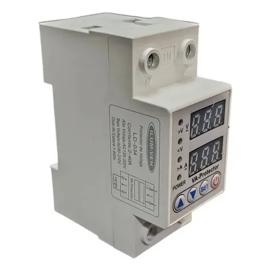 Protector De Voltaje Supervisor Multi Voltaje 110/220v 40amp