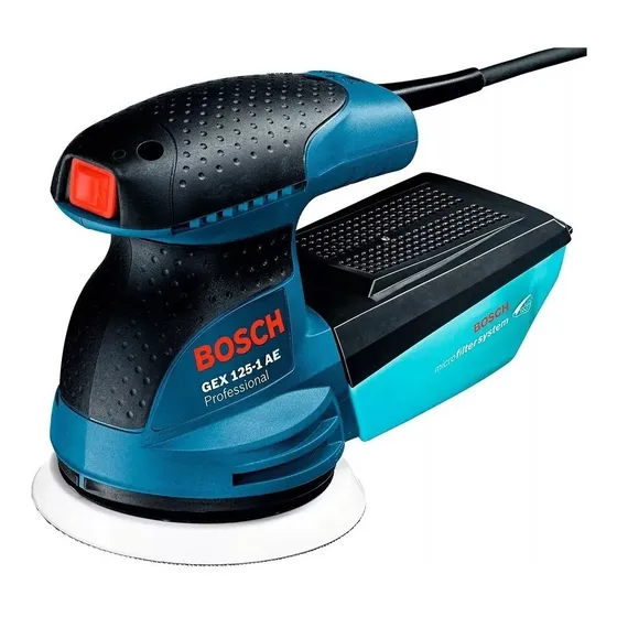 Lijadora Excéntrica Bosch Prof Gex 125-1 Ae 250 Watts Velcro