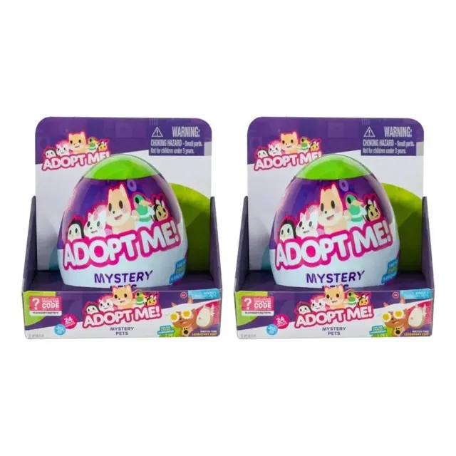 Pack 2 Huevos Sorpresa Adopt Me Mystery Pets + Código Roblox