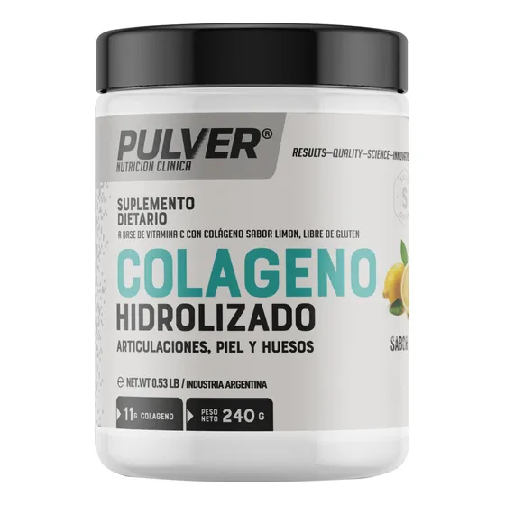 20servs Colágeno Hidro Vit C Articulaciones Huesos Pulver