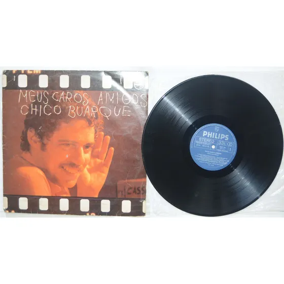 Frt Grátis Chico Buarque Meus Caros Amigos Lp Encarte Excel