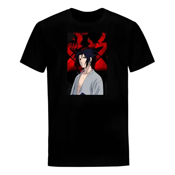 Camiseta Personalizada Naruto - Sasuke Anime Manga Rp