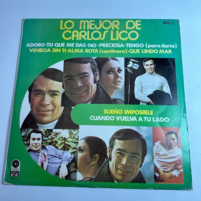 Disco Lp Carlos Lico Lo Mejor