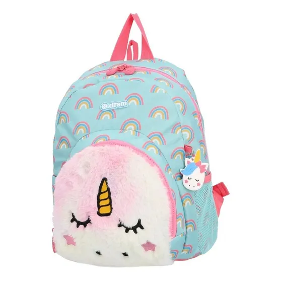 Mochila Escolar Infantil Xtrem Power Unicornio 17' Litros Color Agua