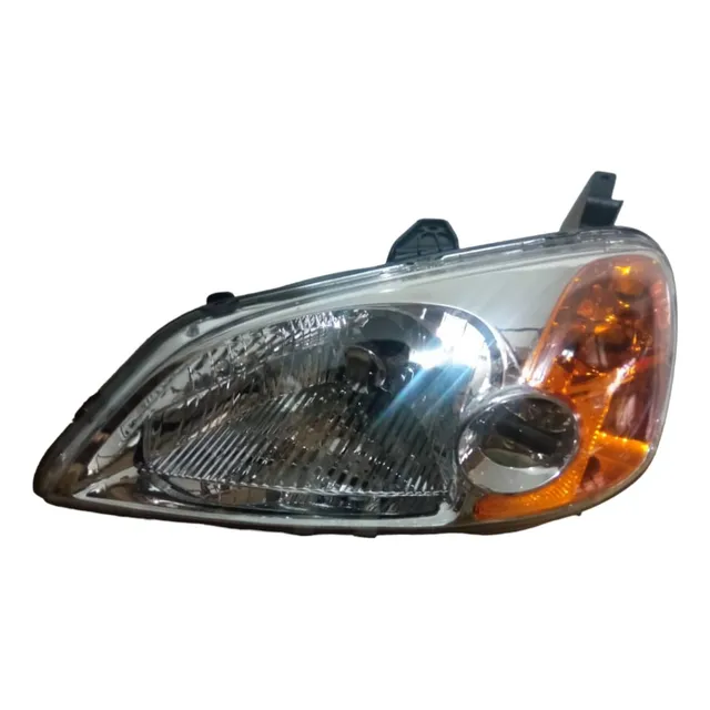 Faro Delantero Izquierdo Honda Civic 01-03 C/amarillo Depo