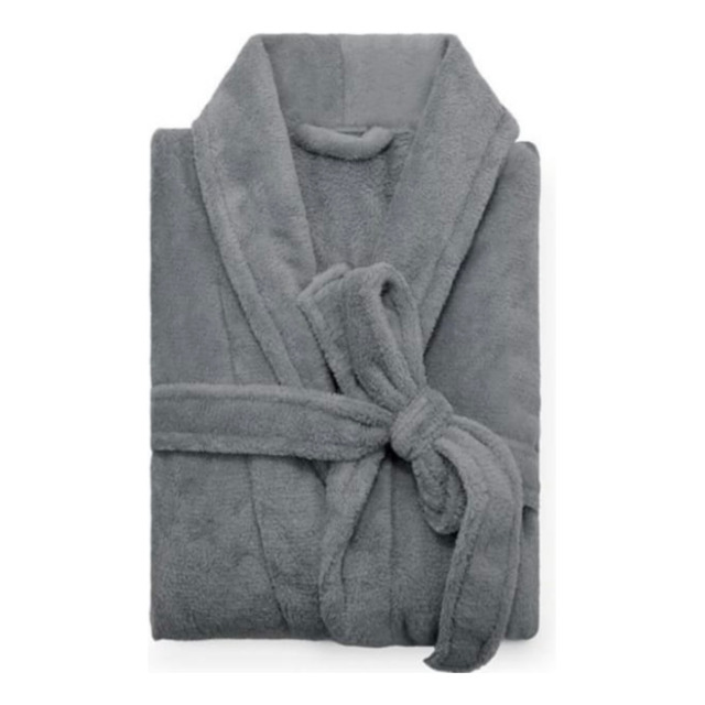 Roupão Feminino E Masculino De Microfibra De Inverno Unissex