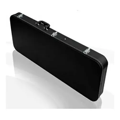 Estuche Rígido Para Bajo Madera Forrado Símil Cuero