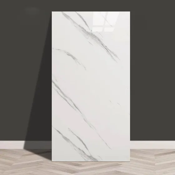 Marmol Autoadhesivo Pvc Simil Carrara Placa Pared Pack X 10