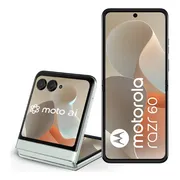 Motorola Razr 60 5g 512gb/ 12gb Ram Expande 24gb-blanco. Moto Ai. Cámara 50mp, 13mp, 32mp. Ip48, Sumergible, Gorilla Glass Victuss.