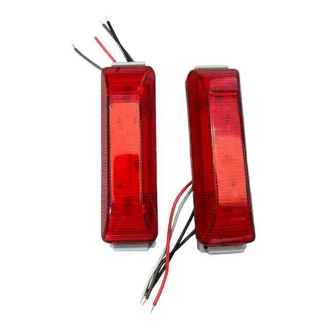 Plafon Luz Led Lateral Ambar/rojo Camiones, Autobuses, Gruas