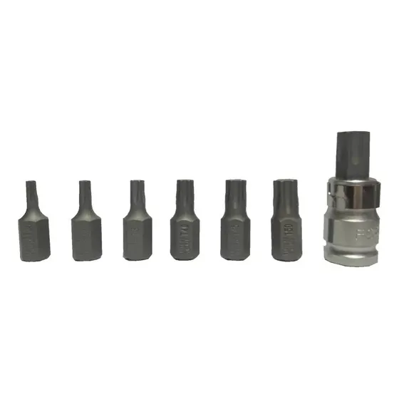 Juego Puntas Torx T20-t55 C/dado Force 4081