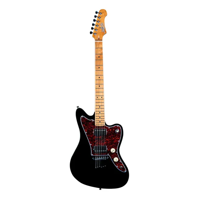 Jet Guitars Jj-350 Bac Guitarra Eléctrica 6 Cuerdas Ceramica Color Negro Material Del Diapasón Maple Orientación De La Mano Diestro
