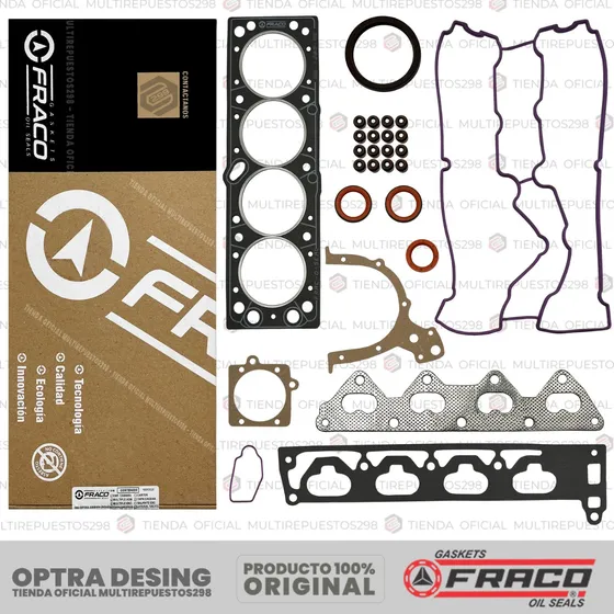 Kit Empacadura Chevrolet Optra Desing 1.8 2009 2010 2011.