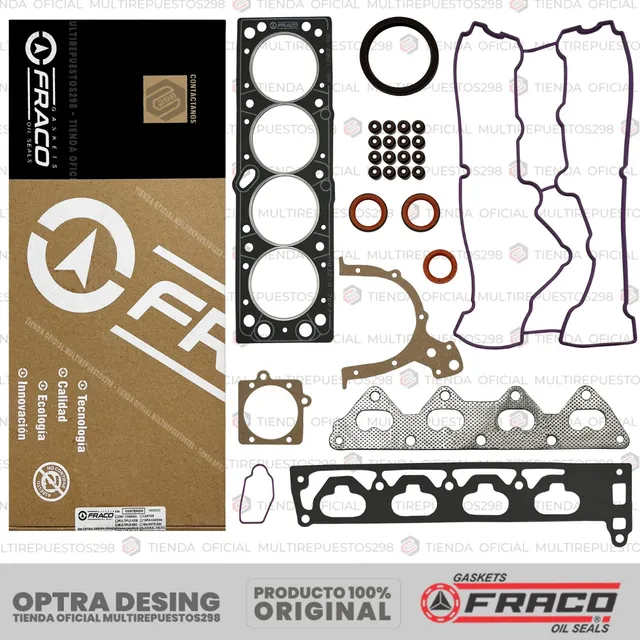 Kit Empacadura Chevrolet Optra Desing 1.8 2009 2010 2011.