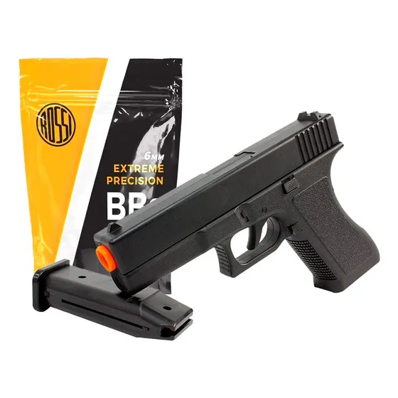Pistola Airsoft Rossi Glock V307 Spring 46m/s 6mm + Bbs