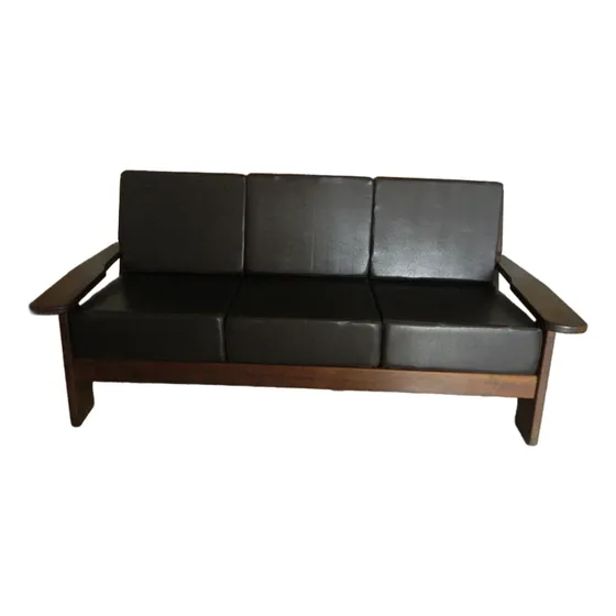 Sofa 2 E 3 Lugares Madeira Maciça Retirar Em Jundiai