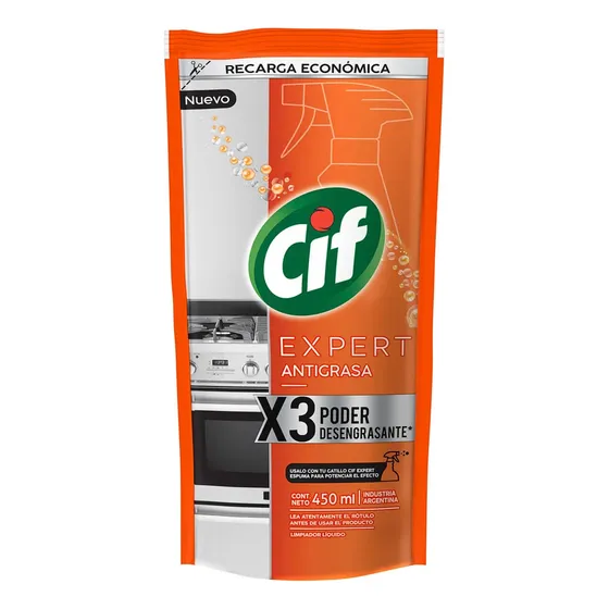 Limpiador Cif Expert original en doypack 450 g 450ml