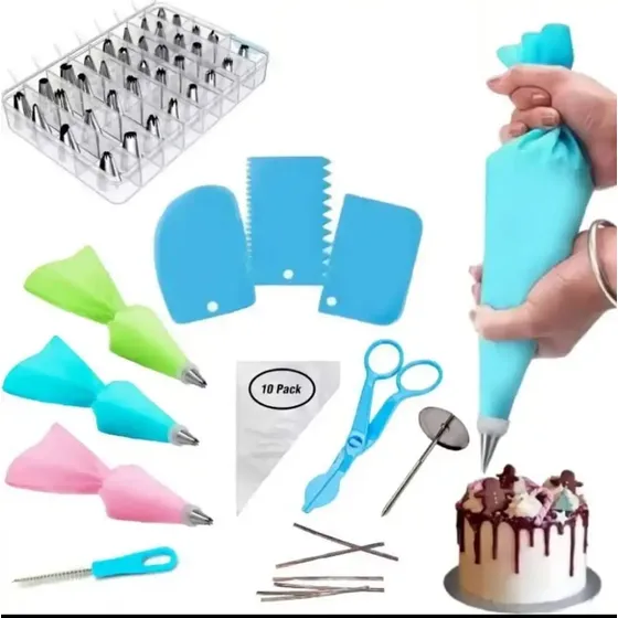 Kit Repostería 62 Piezas Tortas Ponque Molde