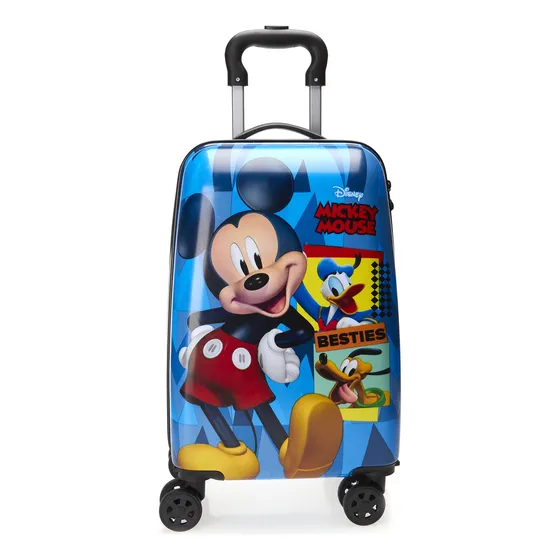 Mala De Viagem Mickey Azul Infantil Escolar Xeryus