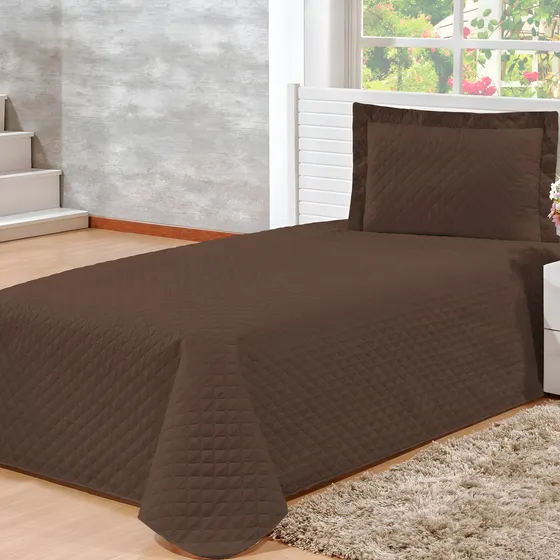 Kit Colcha Cama Box Veneza Solteiro Cobre Leito 2pç Promoção