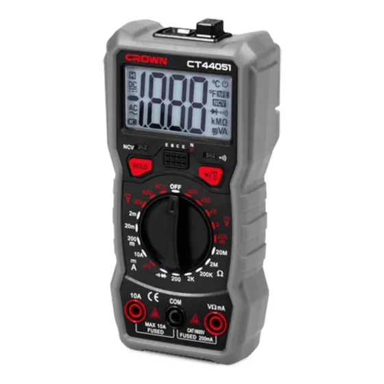 Tester Multimetro Digital Crown Japan 600v Profesional 