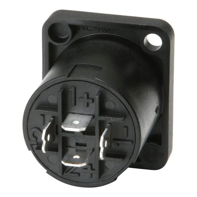 Conector De Audio Neutrik Speakon Hembra Nl4mp (3 Unidades)