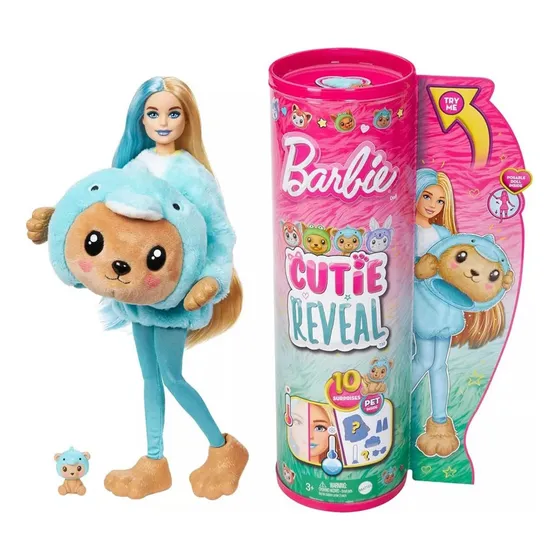 Muñeca Barbie Cutie Reveal Con Disfraz + Accesorios - El Rey