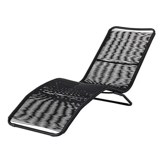 Silla Asoleadora Playera Tumbona En Mimbre Plástico 