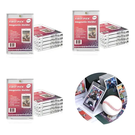 Kit 15 Porta-cartões Magnéticos Para Várias Cartas De Jogo As Described