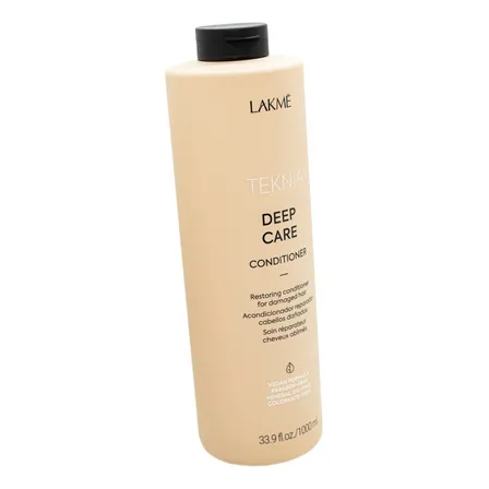 Acondicionador Lakme Deep Care Reparador Cabellos Dañados x1000ml
