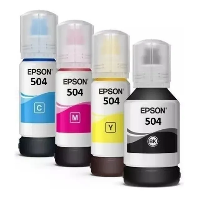 Kit De Tintas Epson T504 Para L4150, L4160, L6171, L6161