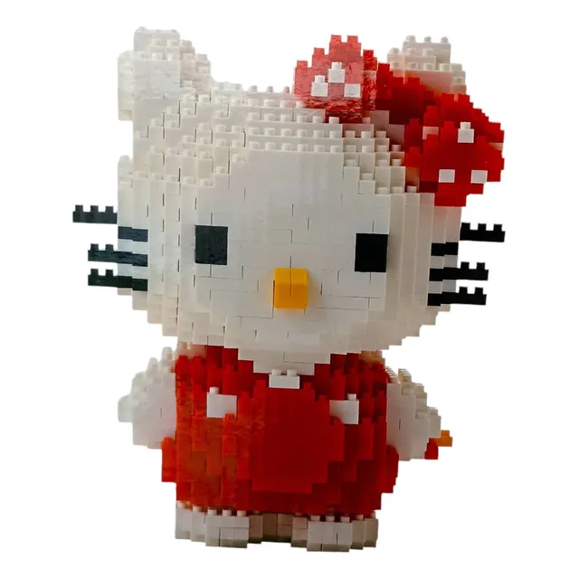 Hello Kitty 1309 Fichas Mini Para Armar Kit Figura Muñeca
