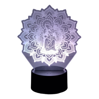 Lampara Led Mandala Virgen Maria Religiosa Lampara Led Mandala Virgen Maria Religiosa