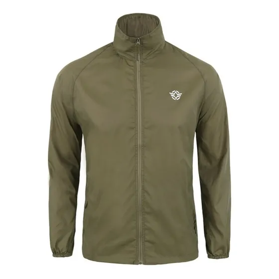 Chaqueta Corta Viento Color Verde
