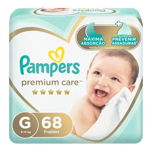 Pañales Pampers Premium Care sin género GPañales Pampers Premium Care sin género G