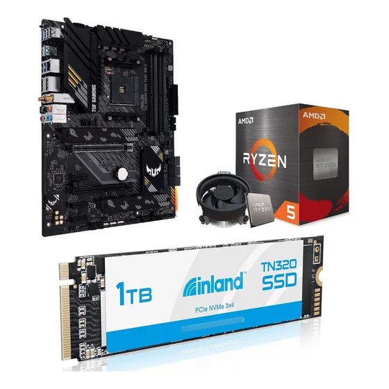 Procesador Micro Center Amd Ryzen 5 5600x Asus Tuf Gaming Ii