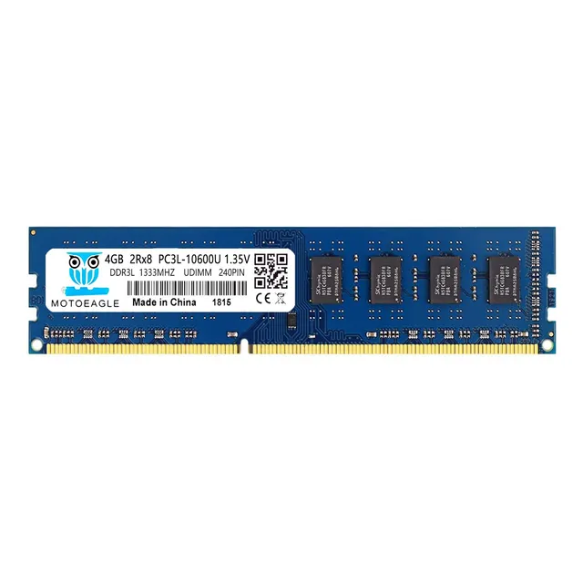 Memoria Ram 4gb Ddr3l-1333 Udimm Pc3-10600 Desktop 1.35v