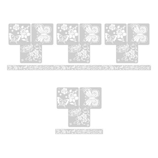 Plantilla Grande De 48 Hojas Con Forma De Flores Y Mariposas Plantilla Grande De 48 Hojas Con Forma De Flores Y Mariposas