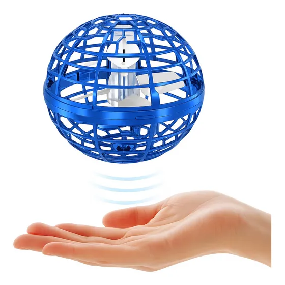Flynova Pro Juguete De Bola Voladora Magic Spinner Led 360° Color Azul