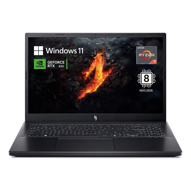 Laptop Gamer Nitro V 15.6 Fhd Ryz 7 16gb 1tb 144hz Rtx 4050