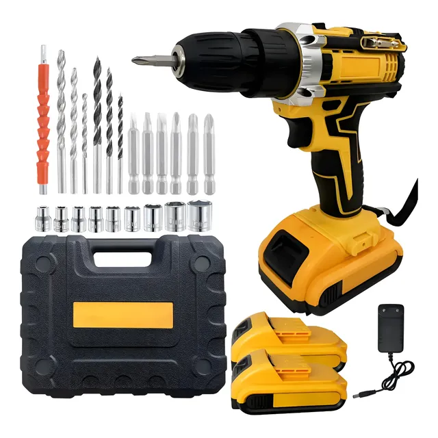 Parafusadeira e Furadeira Profissional 48V com 2 Baterias