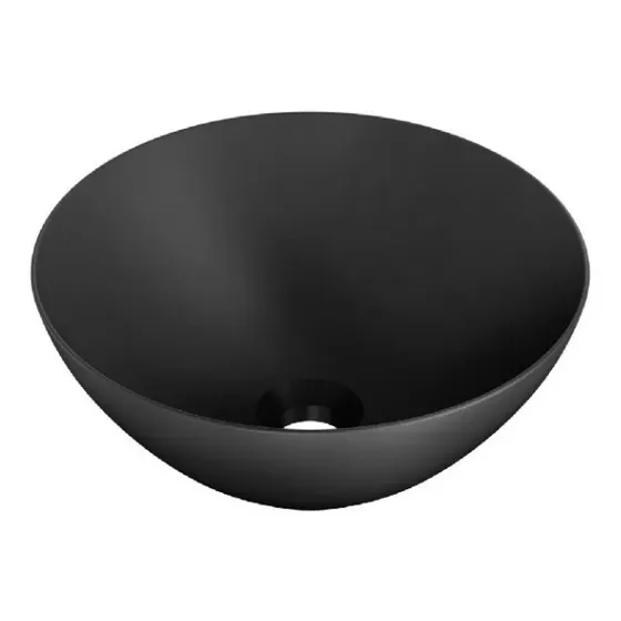 Bacha De Apoyo Loza Negra 35cm Diametro Acra