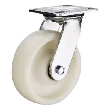 Rueda Giratoria Industrial Nylon 200mm Con Rulemanes